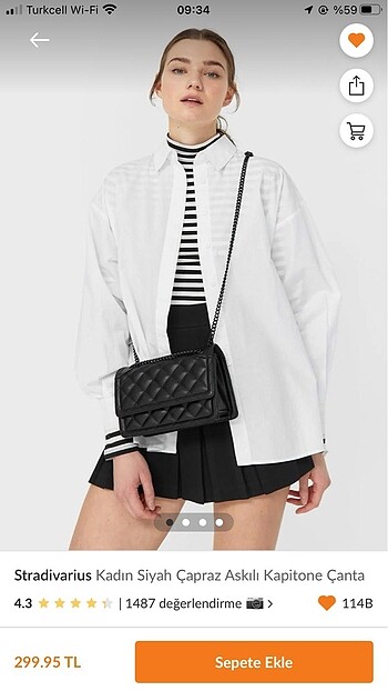 Stradivarius çapraz çanta