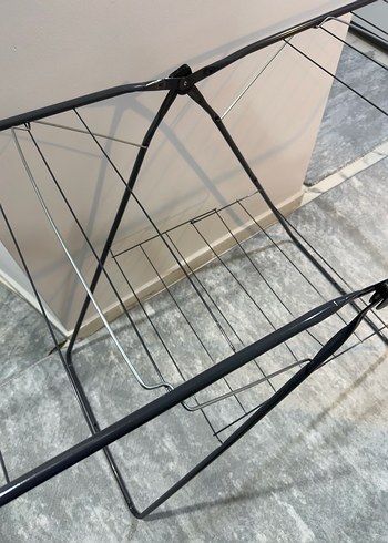 Gri Metal Katlanabilir Kurutmalık Askısı - Görsel 3