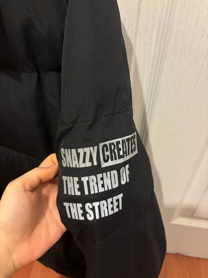 Erkek siyah şişme mont - Görsel 2