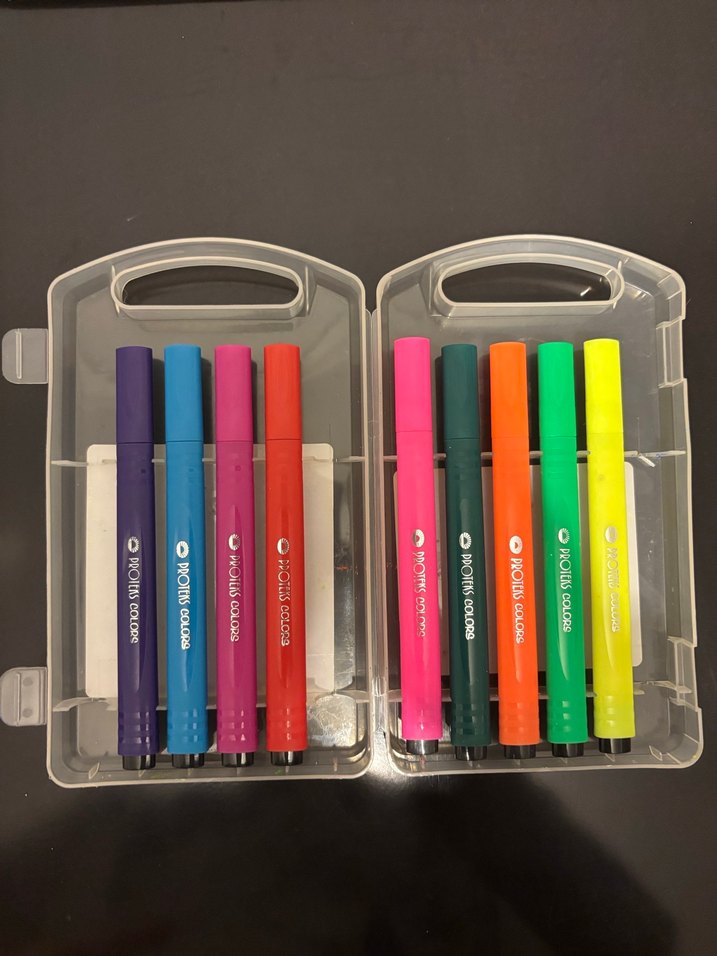 PROTEKS Jumbo Keçeli Kalem 12 Renk - Görsel 3