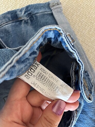 28 Beden Addax mini kot şort