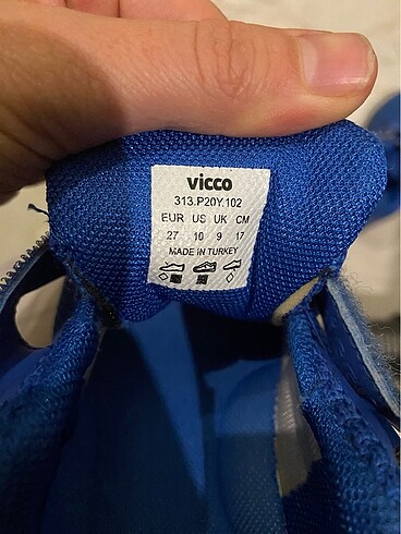 27 Beden Vicco spor ayakkabı