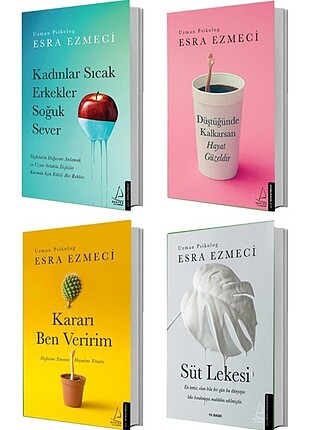 Esra Ezmeci 4 Kitap Set