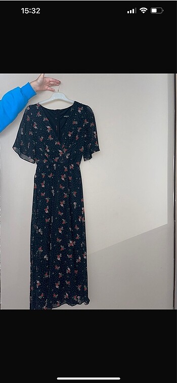 Günlük Çiçek Desenli Elbise