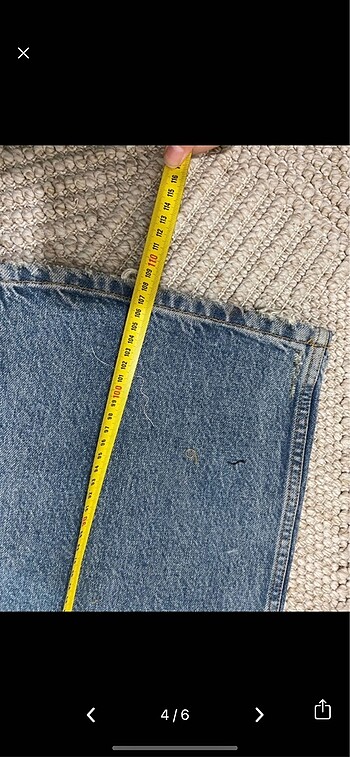 xs Beden mavi Renk Jean pantolon