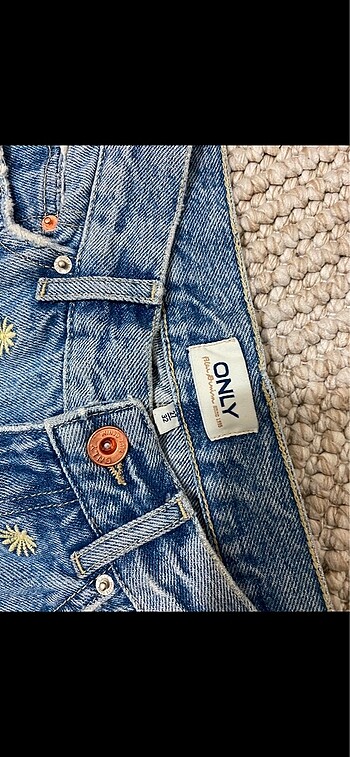 xs Beden mavi Renk Jean pantolon