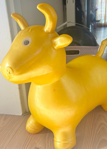 Sarı Şişme Oyuncak Hayvan - Görsel 2