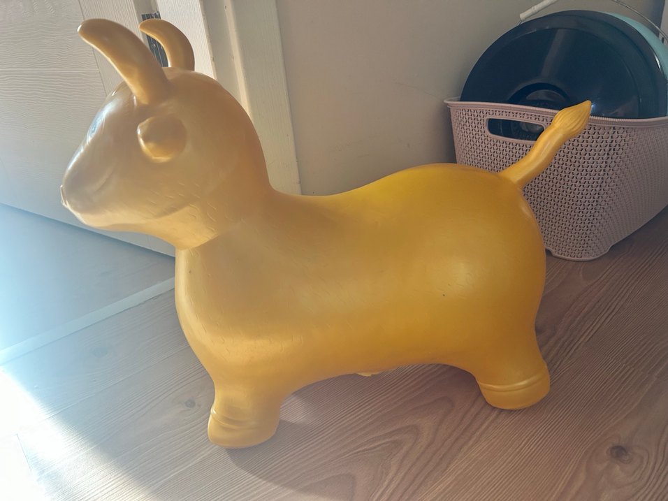 Sarı Şişme Oyuncak Hayvan - Görsel 5