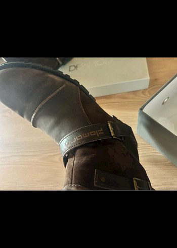 Kahverengi Deri Tokalı erkek bot 43 numara - Görsel 3