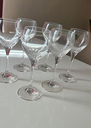 Karaca 6'lı İnce Saplı Beyaz Şarap Kadehi kristal