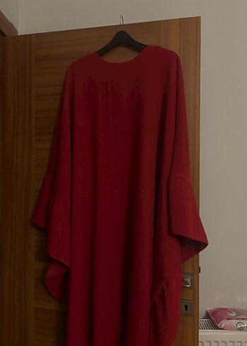 Bordo Uzun Kollu Salaş Tunik