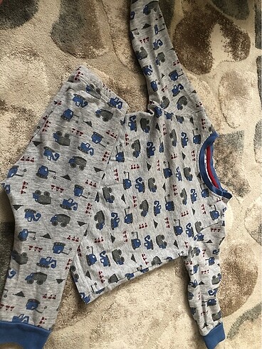 1-1,5 yaş pijama mont gömlek