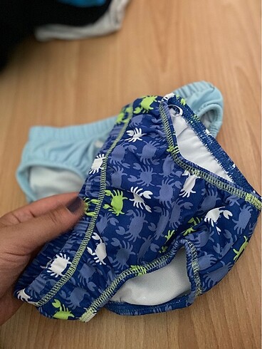 İki adet slip mayo erkek çocuğu için