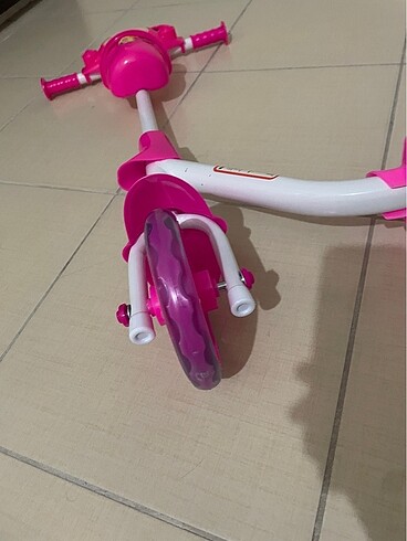 Beden pembe Renk 3 tekerli çocuk scooter