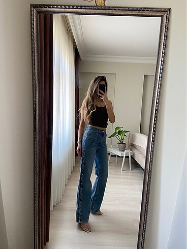 MAJE İNCİ DETAY JEAN