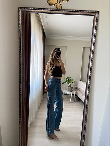 36 Beden MAJE İNCİ DETAY JEAN