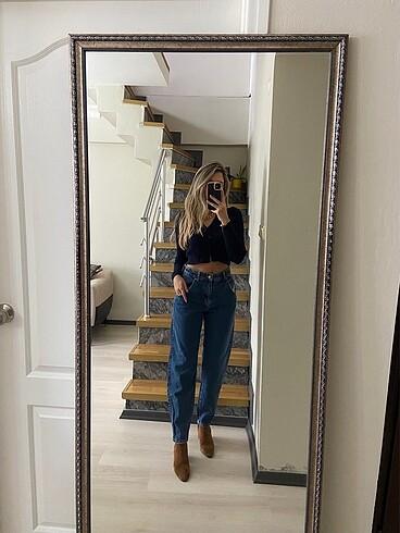 38 Beden lacivert Renk PULL&BEAR JEAN