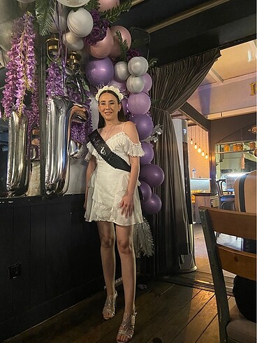 40 Beden beyaz Renk Bride dreess