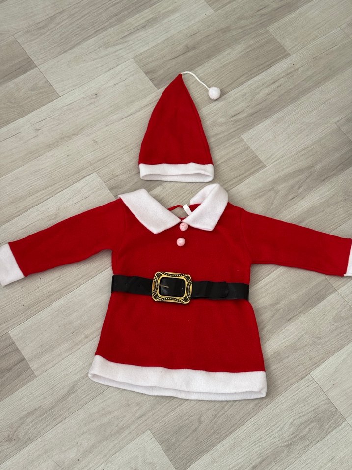 Yılbaşı kız bebek noel kostüm - Görsel 2