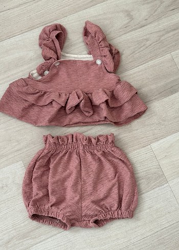 3-6 ay bebek elbise ikili takım - Görsel 5