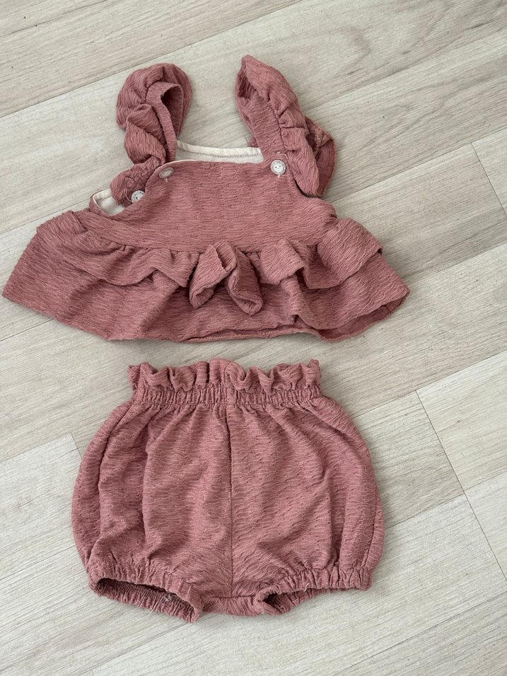 3-6 ay bebek elbise ikili takım - Görsel 5