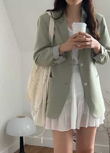 xs Beden Oversize Blazer