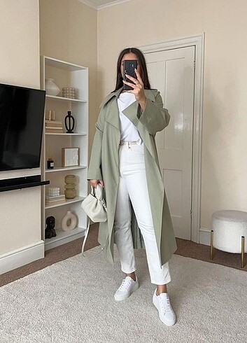 s Beden Oversize Trençkot