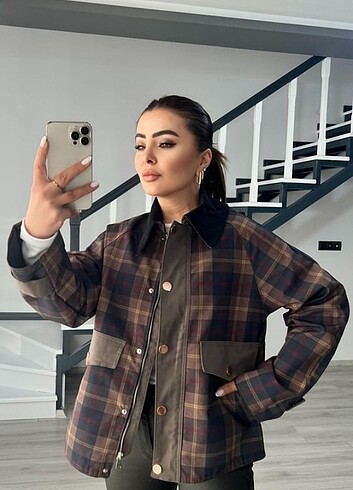 Ekoseli Parka - Görsel 7