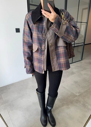 Ekoseli Parka - Görsel 11