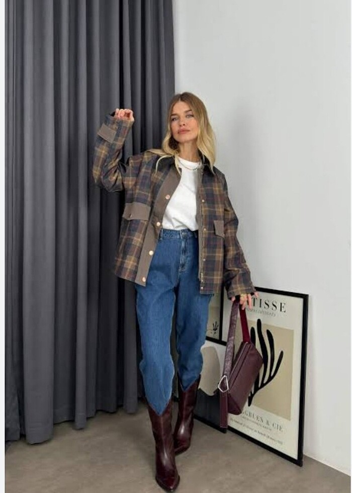 Ekoseli Parka - Görsel 4