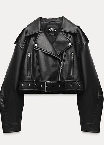 Zara Deri Biker Ceket