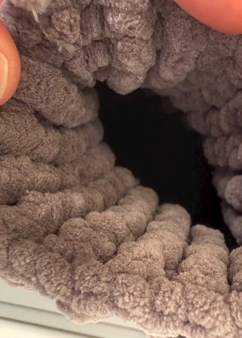 Gri Örgü Bebek Patik - Görsel 12