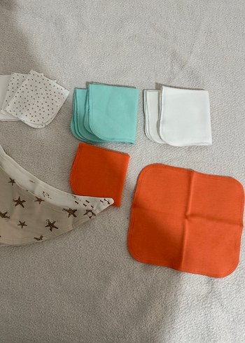 Bebek ağız mendili ve önlük - Görsel 7