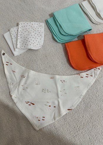 Bebek ağız mendili ve önlük - Görsel 11