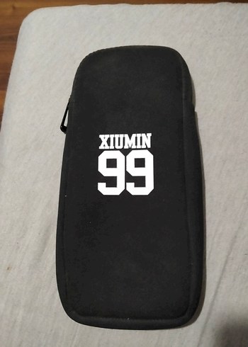Fermuarlı Siyah XİUMİN yazılı lightstick kılıfı japon fanmade