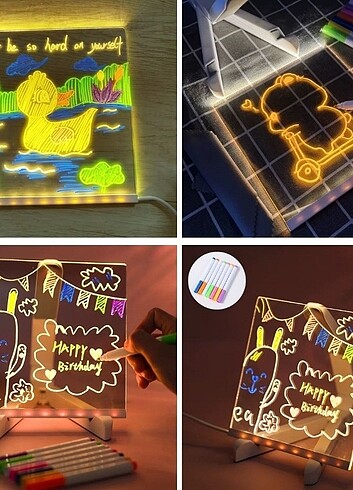 Led Işıklı Yazı Tahtası