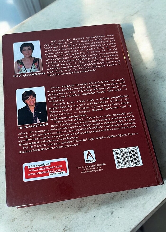 DAHİLİ VE CERRAHİ HASTALIKLARINDA BAKIM - Görsel 2