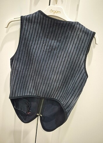 American Vintage Vintage Çizgili Çiçekli Yelek
