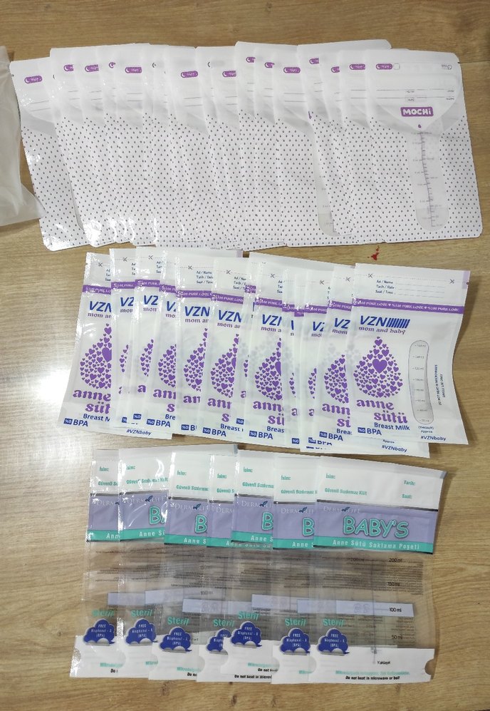 40 Adet Süt Saklama Poşeti - Görsel 2