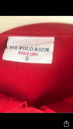 U.S Polo Assn. Kırmızı orjinal U.S polo elbise