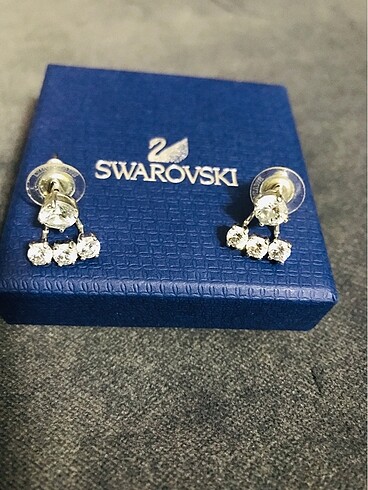 Swarovski trio küpe