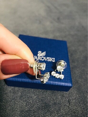 swarovski Swarovski trio küpe