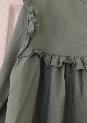 Nicole Farhi Volan Detaylı Keten Midi Tunik