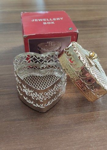 Beden Altın Renk Vintage takı kutusu