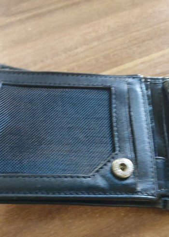 Siyah Biker Stil  deri Erkek Cüzdanı - Görsel 3