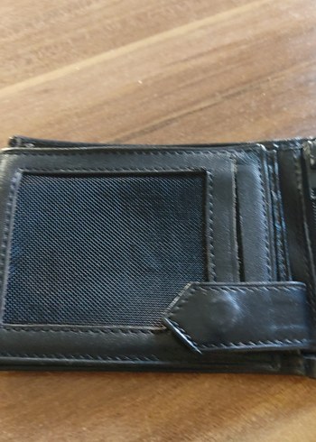 Siyah Biker Stil  deri Erkek Cüzdanı - Görsel 6