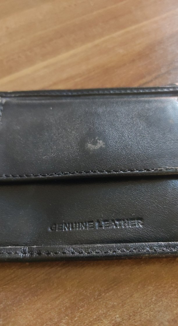 Siyah Biker Stil  deri Erkek Cüzdanı - Görsel 2