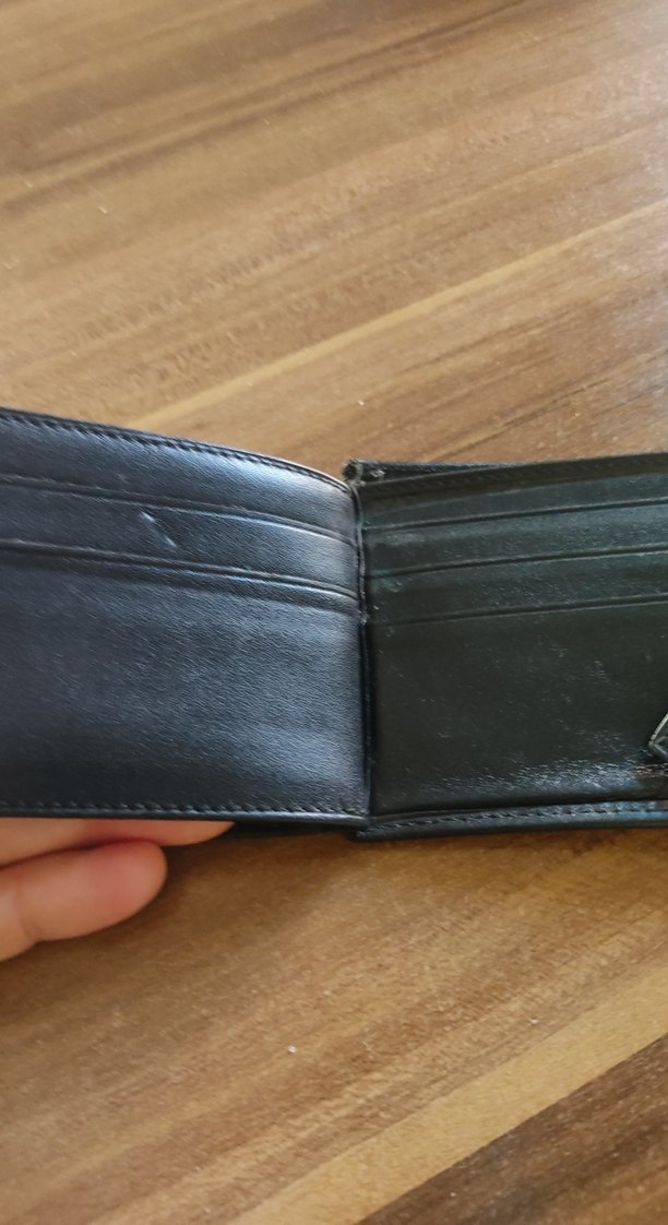 Siyah Biker Stil  deri Erkek Cüzdanı - Görsel 5