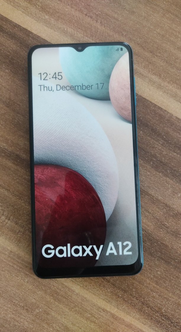 Maket telefon Turkuaz Samsung Galaxy A12 Android Telefon - Görsel 5