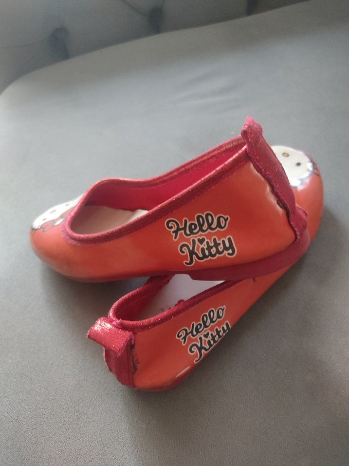 Kız Çocuk Kırmızı Hello Kitty Babet Ayakkabı - Görsel 4